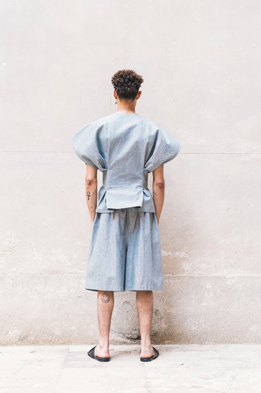 Karategi Denim Shorts